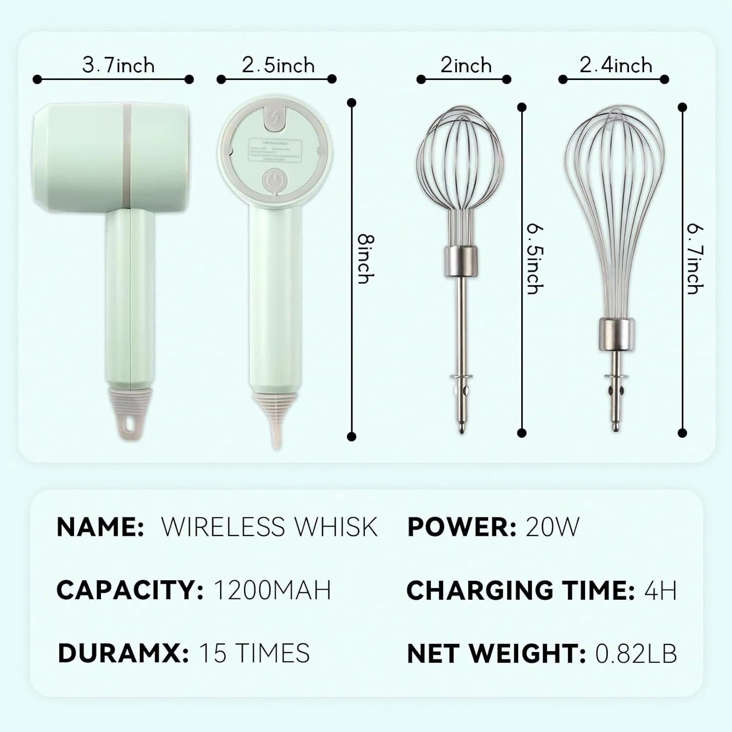 Picador Y Batidor Inalámbrico Multiusos