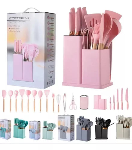 SET DE UTENSILIOS 19 PIEZAS