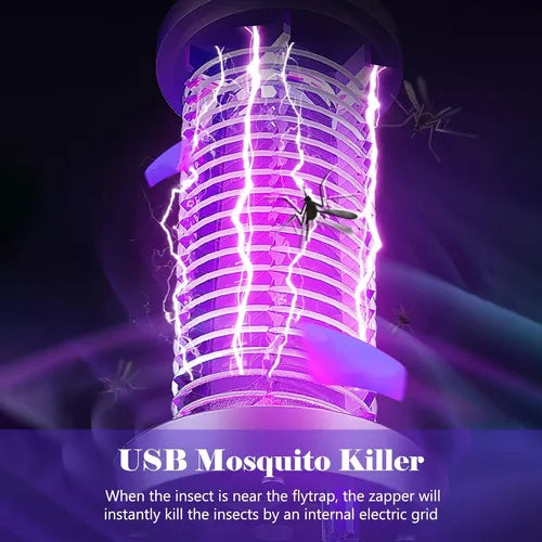 LAMPARA TRAMPA MATA INSECTOS