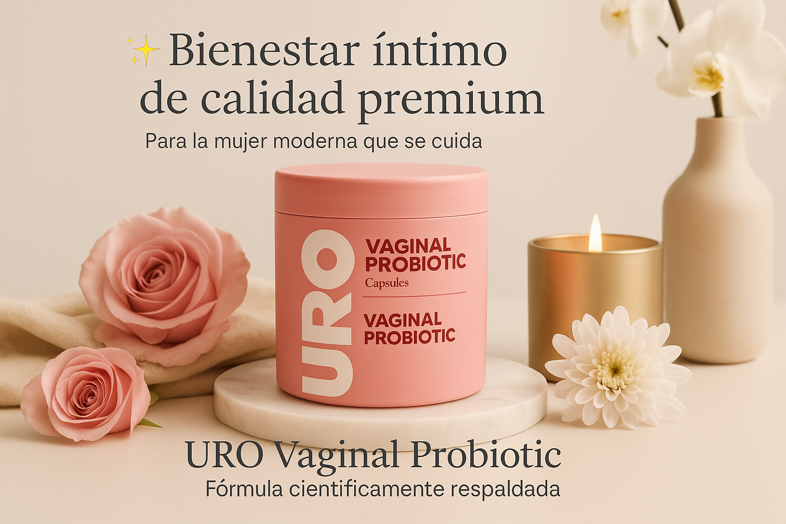 Premium elegant image for URO Vaginal Probiotic
