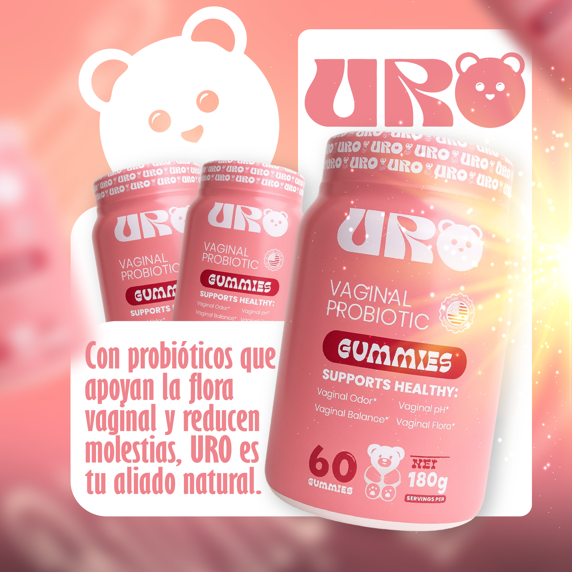 URO Gomitas Envase de 60 Gomitas