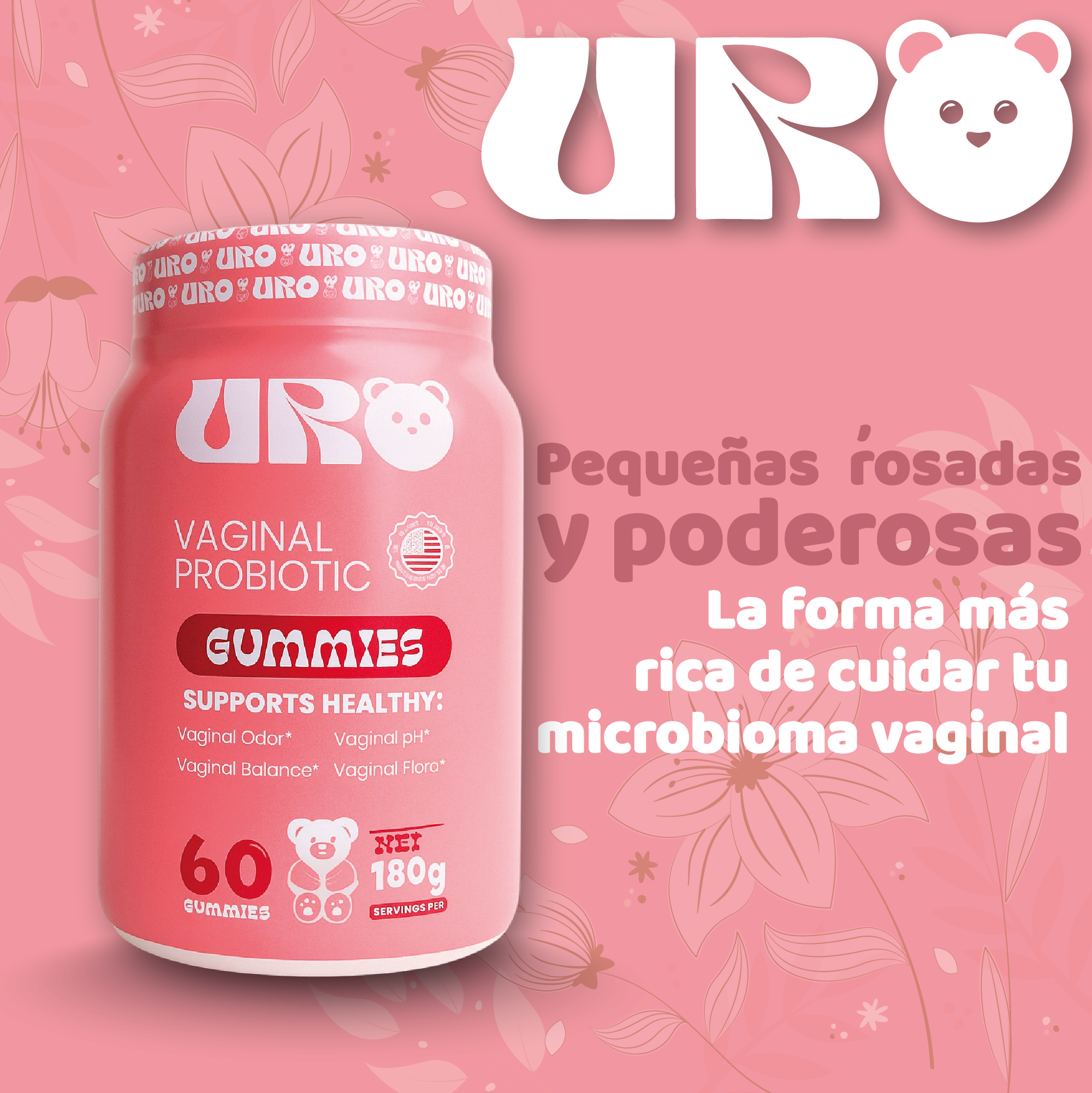 URO Gomitas Envase de 60 Gomitas