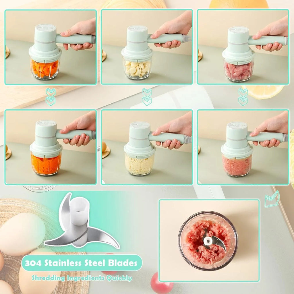 Picador Y Batidor Inalámbrico Multiusos