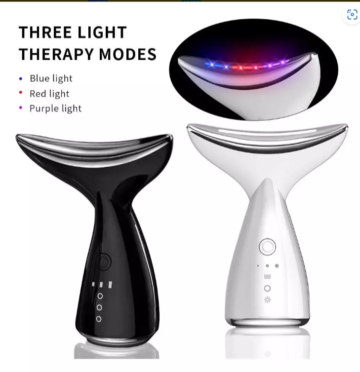 MASAJEADOR FACIAL ANTIARRUGA CON LUZ LED