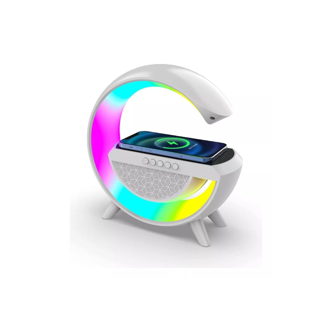 Parlante Lampara G Cargador Inalámbrico