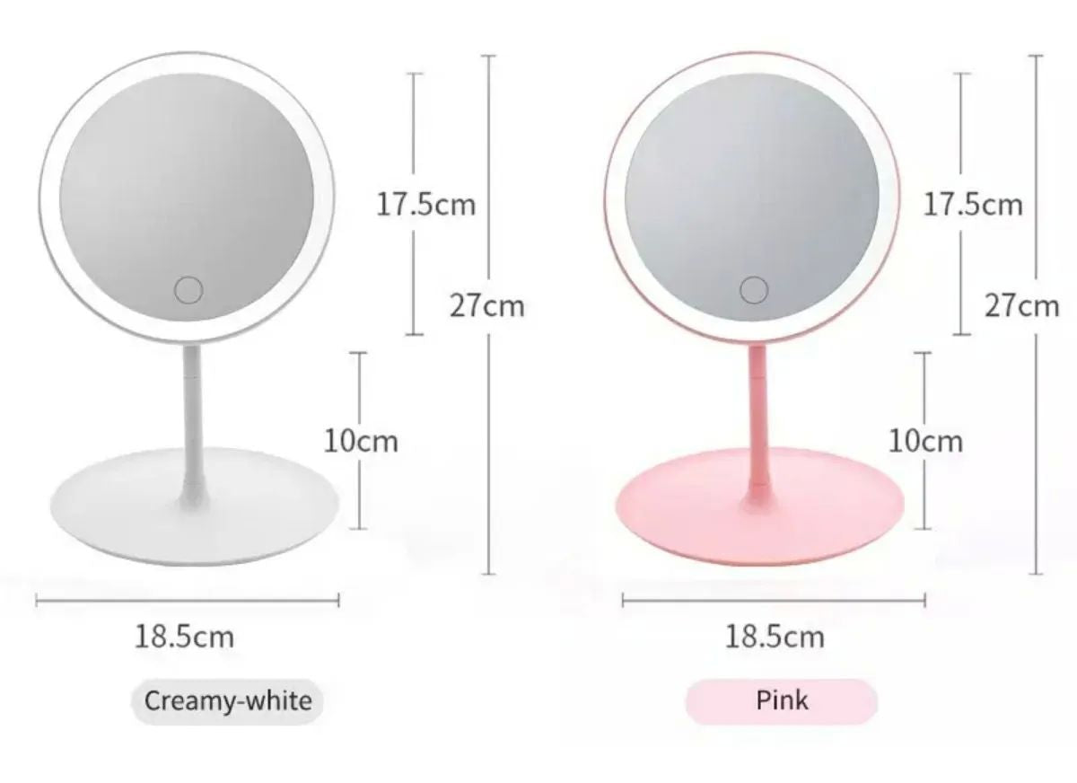 Espejo LED Touch Inalámbrico Glamour Por